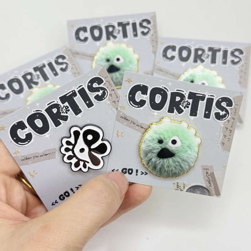 Cortis Badge Cortisball Plush Brooch Ball Pendant Accessories Male Idol Group Concert Merchandise Cortis Badge Cortisball Plush Brooch Ball Pendant Accessories Male Idol Group Concert Merchandise