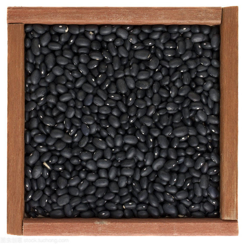 Guangxi seasonal new black bean farmers self-planted kidney-shaped black rice beans white core soil black beans soy milk black eyebrow beans 500g