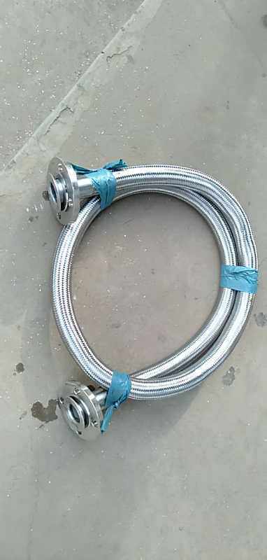 LNG tank car flat pressure hose DN50 guide liquid hose gas back gas stainless pipe cryogenic liquid unloading hose 3 m