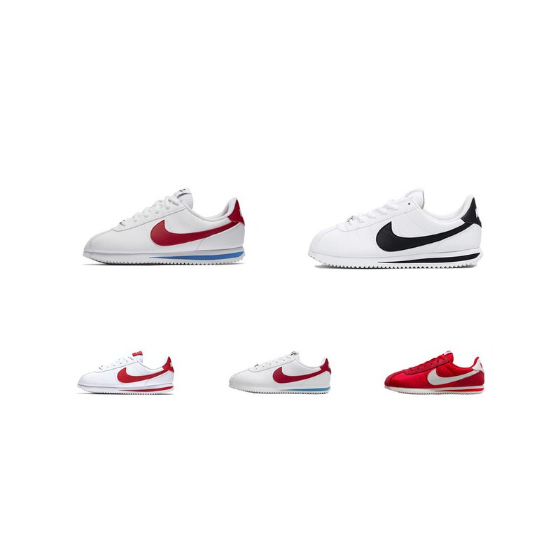 [Climbing] Nike Cortez Comfortable and Versatile Non-Slip Wear-Resistant Synthetic Leather Low-Top Kids' Running Shoes