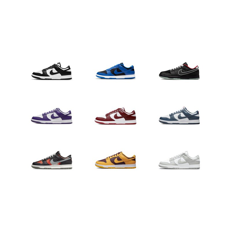 [Climbing] Nikedunkretro Classic Retro Wear-Resistant Leather Low-Top Sneakers Casual Shoes for Men and Women