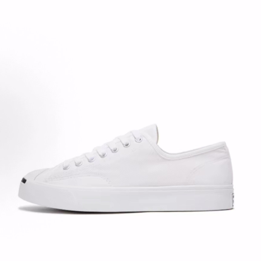 Converse Jack Purcell Open Smile Classic and Simple Low-top Canvas Shoes Same Style for Men and Women