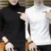 Thu đông 2018 nam mới phiên bản Hàn Quốc của xu hướng áo len cổ cao màu sắc rắn áo len nam áo len - Áo len cổ tròn