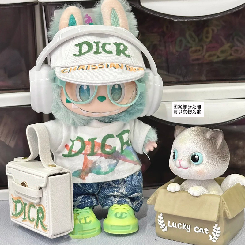 Lucky Applicable Labubu Doll Clothes Front High-Energy Labubu 3.0 Clothing Vinyl Doll Standing Clothes Lucky Applicable Labubu Doll Clothes Front High-Energy Labubu 3.0 Clothing Vinyl Doll Standing Clothes