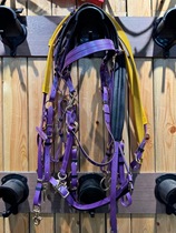 Horse TPU endurance water reins brass accessories small rubber grain anti-slip reins