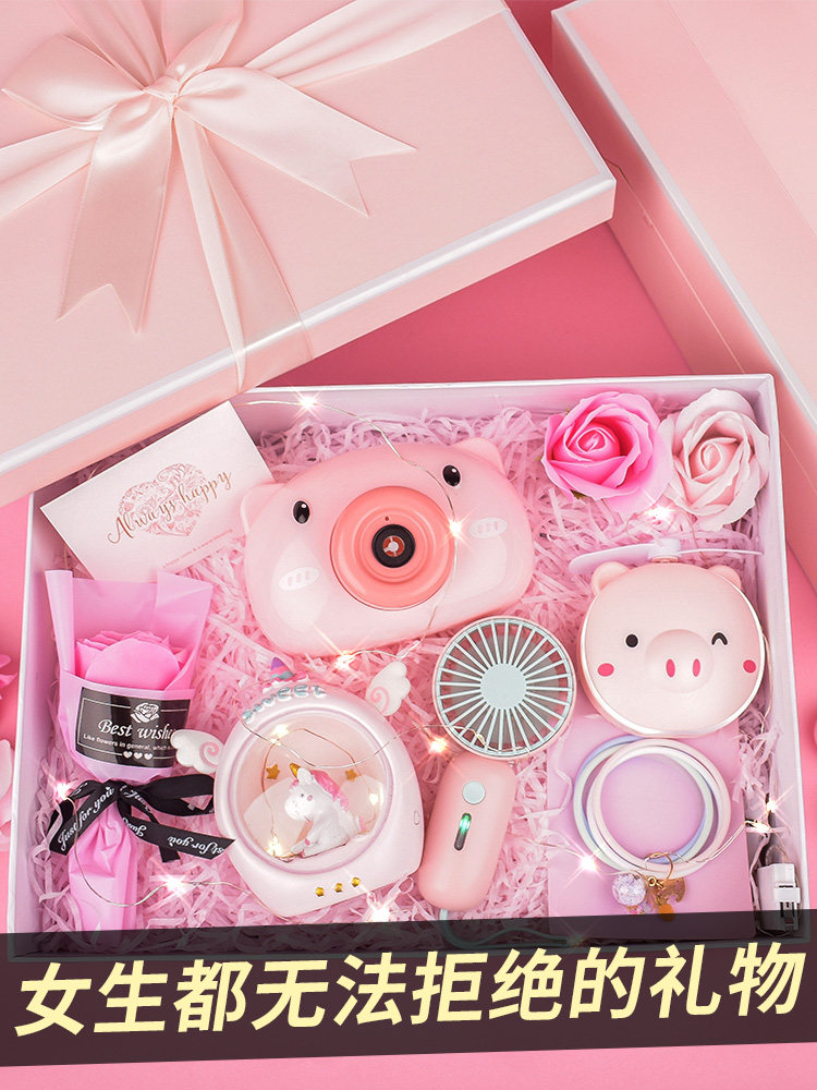 Net red pig bubble machine camera Gatlin 61 camera Children girl heart ins Birthday gift 5 Children's Day