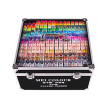 Mekal marker full set 480 color set soft head opaque color oily animation double head refillable ink 262 art student special painting pen 200 student 120 soft pen head 1000 full color series