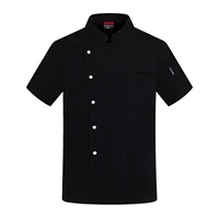 Черный короткие рукавы/одиночный топ