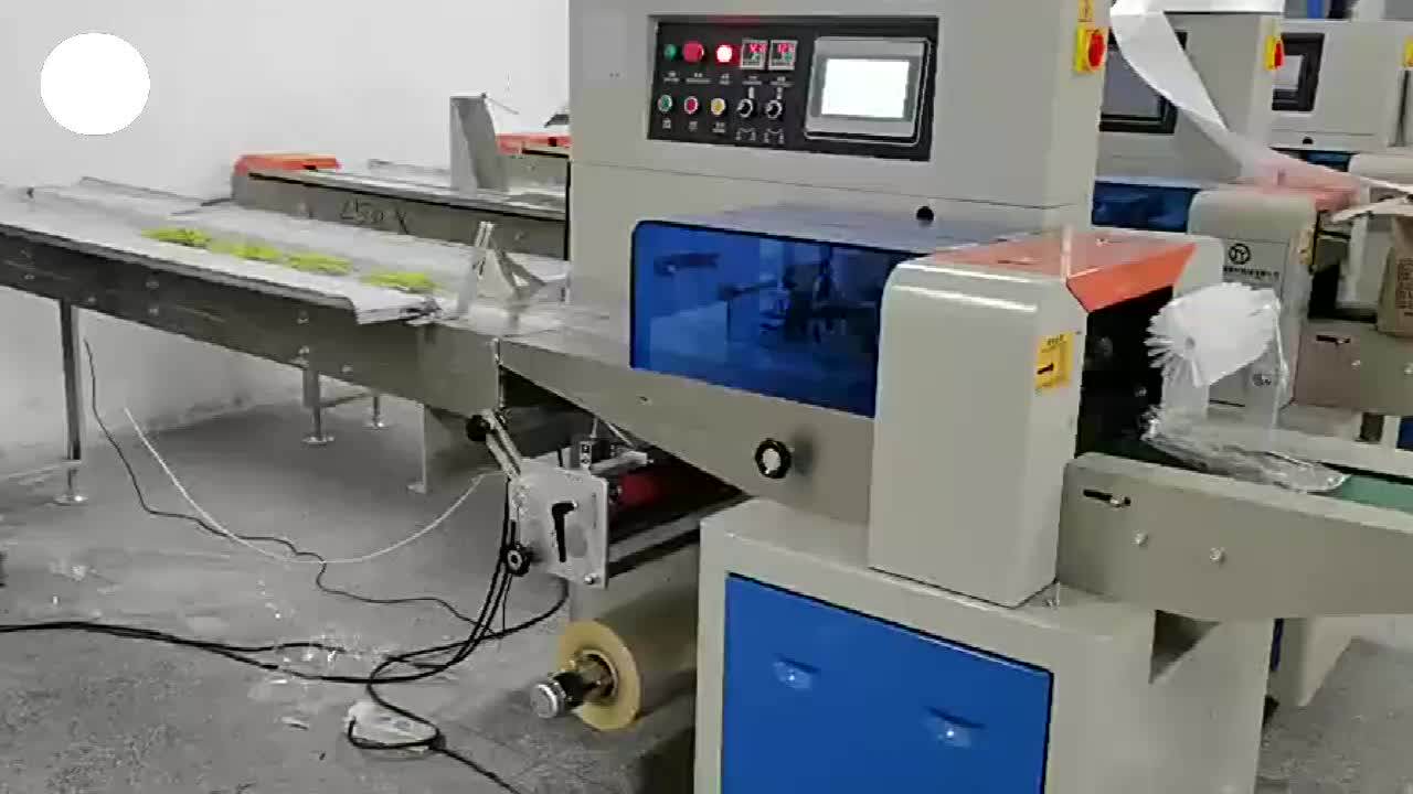 Automatic Disposable Plastic Edible Spoons Cutlery Back Seal Packaging