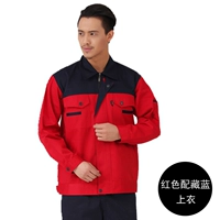 Красно-синий топ