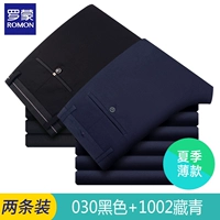 1002 темно -синий + 030 черный [летний тонкий стиль]