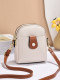 2026 New Compact and Lightweight Mobile Phone Bag, Casual Mini Crossbody Bag for Women, Versatile Soft Leather Multi-Layer Large Capacity