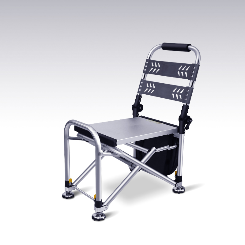 Jinge fishing chair 19D new hard surface multi-function liftable folding portable all-terrain light wild fishing fishing chair