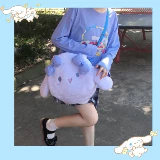 Японский милый портативный ремешок для сумки, вместительная и большая сумка, надевается на плечо