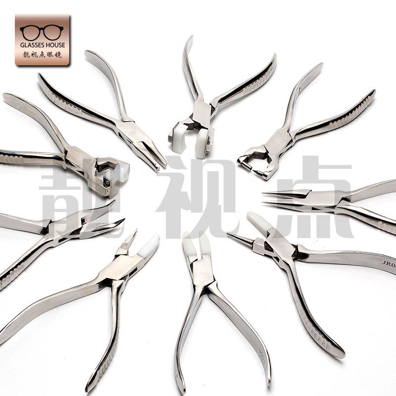 Repair Eyeglass tools Pliers Eyeglass legs Repair kit Nose rest adjustment pliers Eyeglass repair tools Eyeglass pliers