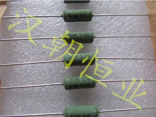 European and American brands AC03 3W 10R 1 0 Ω 5% Fever Line Around Resistance