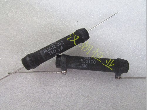 12W 75R HLW-12-A1Z 5% US brand ceramic wire around hollow resistance