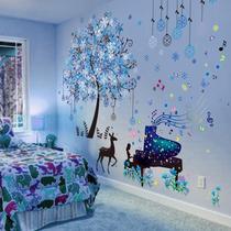 Fanya 3D wall sticker stickers bedroom room wall decoration wallpaper creative poster wall warm self-adhesive wallpaper