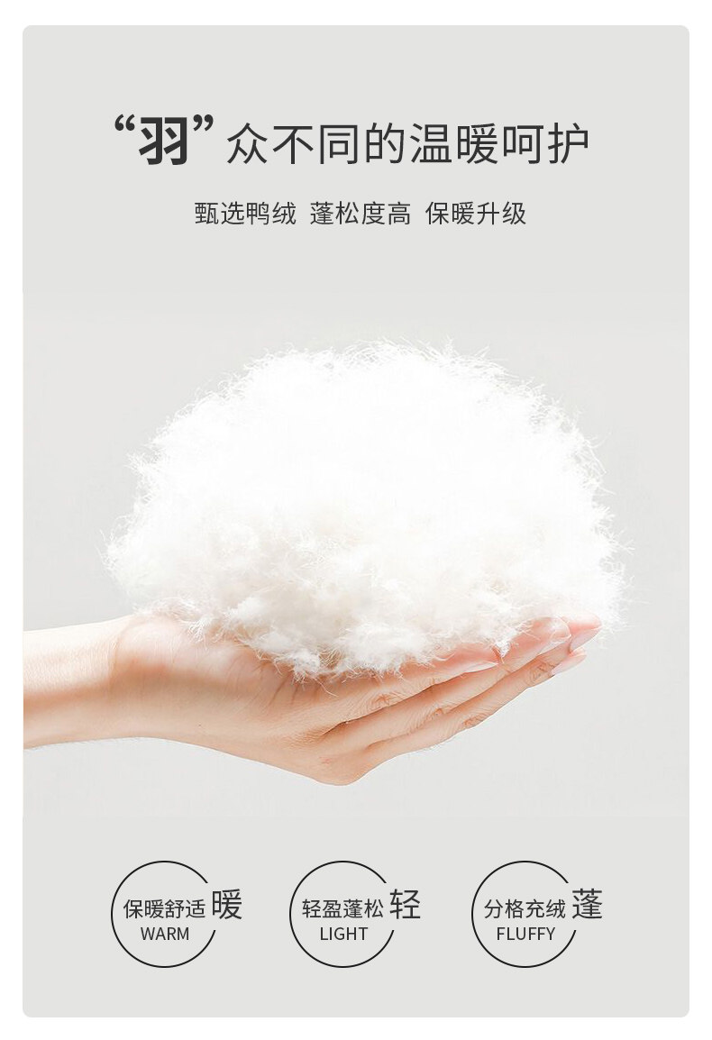雅鹿 儿童 薄款羽绒服 90%白鸭绒 图3
