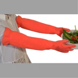 Сверхдлинные длинные водонепроницаемые перчатки, пластиковые латексные нарукавники, 56см, увеличенная толщина