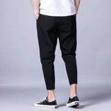 Мужские штаны, трендовые повседневные брюки, осенние, 2019, в корейском стиле