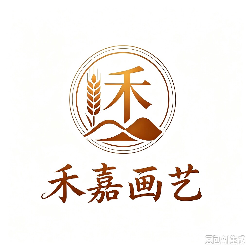 禾嘉画艺的LOGO