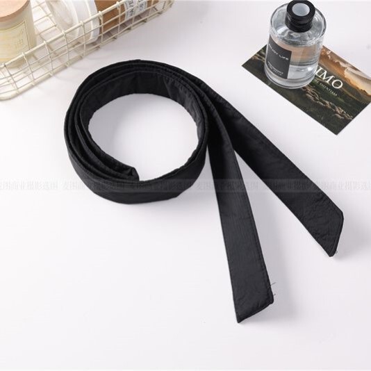 Black down Jacket Belt for Women, 2025 New Model, Decorative Winter Long-Style Accessory for Women, Cotton Coat Accessories Black down Jacket Belt for Women, 2025 New Model, Decorative Winter Long-Style Accessory for Women, Cotton Coat Accessories