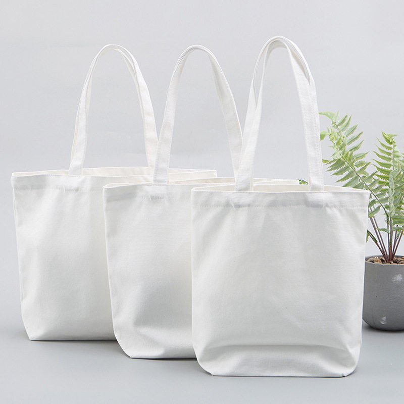 Custom manufacturer blank canvas bag set for cotton cloth handbag with print minimalist ad bag Tutorial Bag