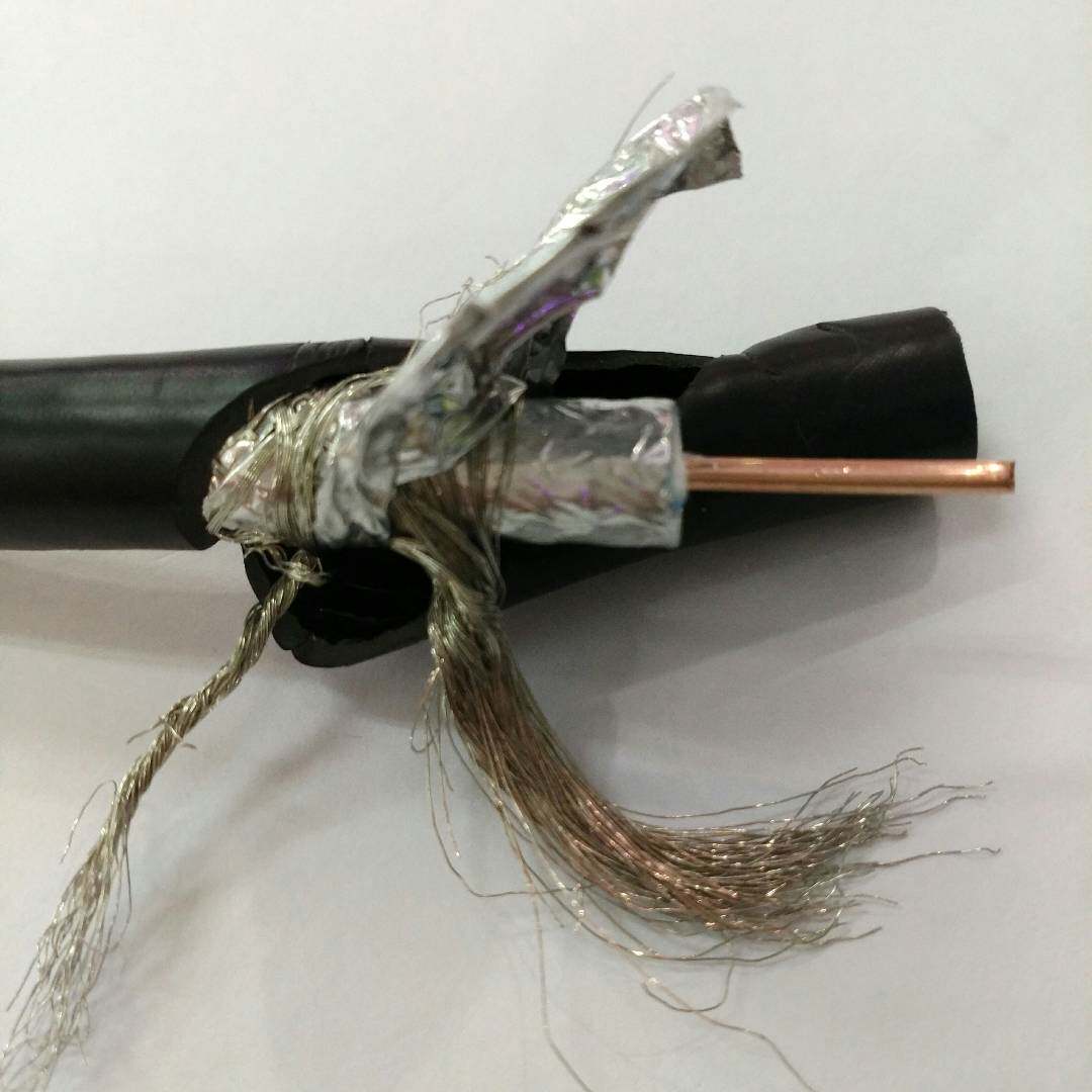 Cable TV coaxial cable SYWV-75-5 -7 RG11 Copper Core 1 6 Excess Wire Four Layers Shield New Mou