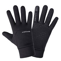 Gloves mens winter riding warm and velvety windproof and anti-slip touch screen mountaineering driving fishing bike gloves female