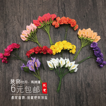 Simulation of small flowers dried flowers silk flowers fake flowers small daisies finished gift box packaging accessories DIY decoration