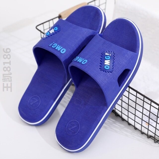  Couple Nordic home summer ins slippers ins slippers Bath sandals Female non-slip household indoor men and women