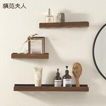 Bathroom storage rack without punching towel rack wall hanging light luxury bathroom toilet cosmetics wall storage rack