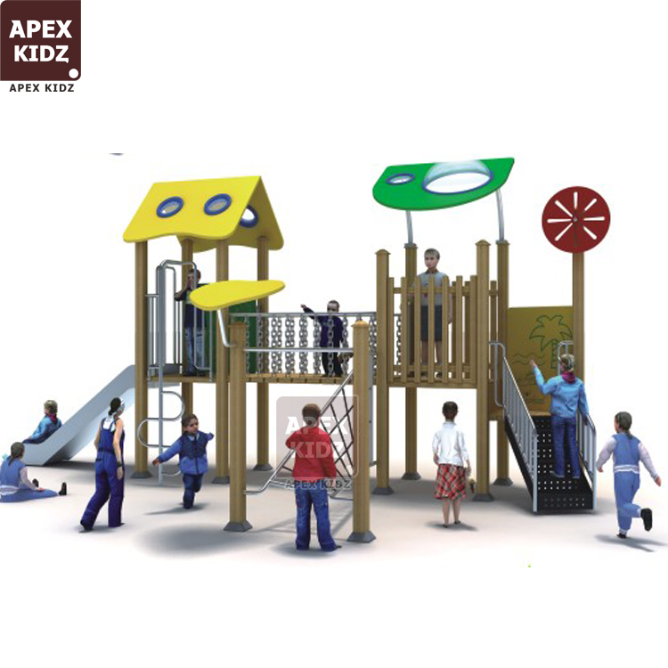 APEX KIDZ Physical Training Combines Kindergarten Slide Outdoor Climbing Slide Clowns Clowns Series
