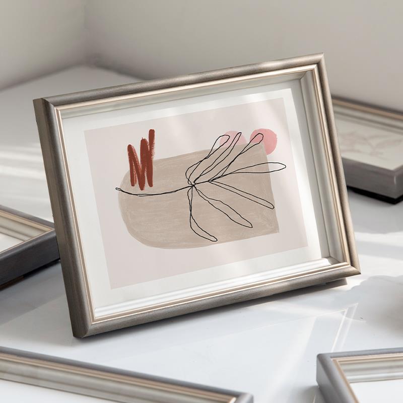 Photo Frame for Tabletop or Wall Hanging, Modern and Simple, 6-Inch, 7inch 8inch Light Luxury, for Living Room or Bedroom, Photo Frame for Printing Photos