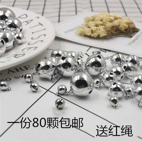 Медный серебряный колокольчик, браслет на ногу с аксессуарами ручной работы, золото и серебро, «сделай сам», домашний питомец