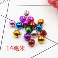 Браслет из красной нити, медный колокольчик, 15 шт