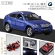 Color Po BMW mô phỏng 1/24 BMW X6 âm thanh và hợp kim tĩnh xe xe off-road