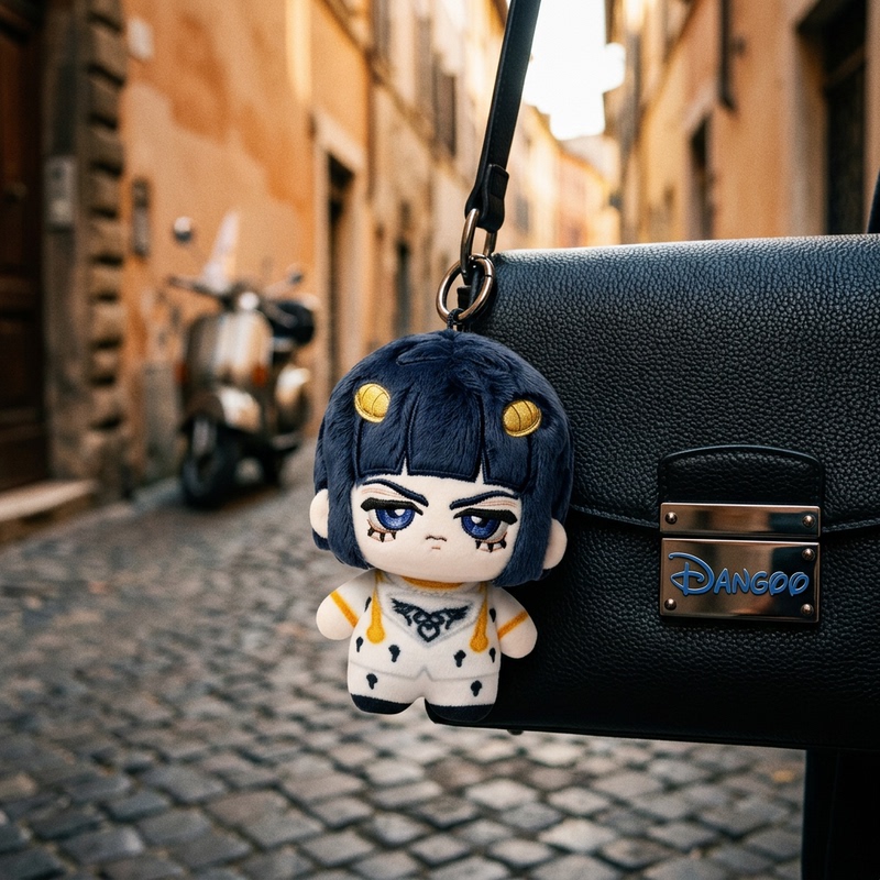 Japanese Dangoo Golden Wind Bucciarati Jojo's Bizarre Adventure Plush Doll Bag Pendant Keychain Japanese Dangoo Golden Wind Bucciarati Jojo's Bizarre Adventure Plush Doll Bag Pendant Keychain