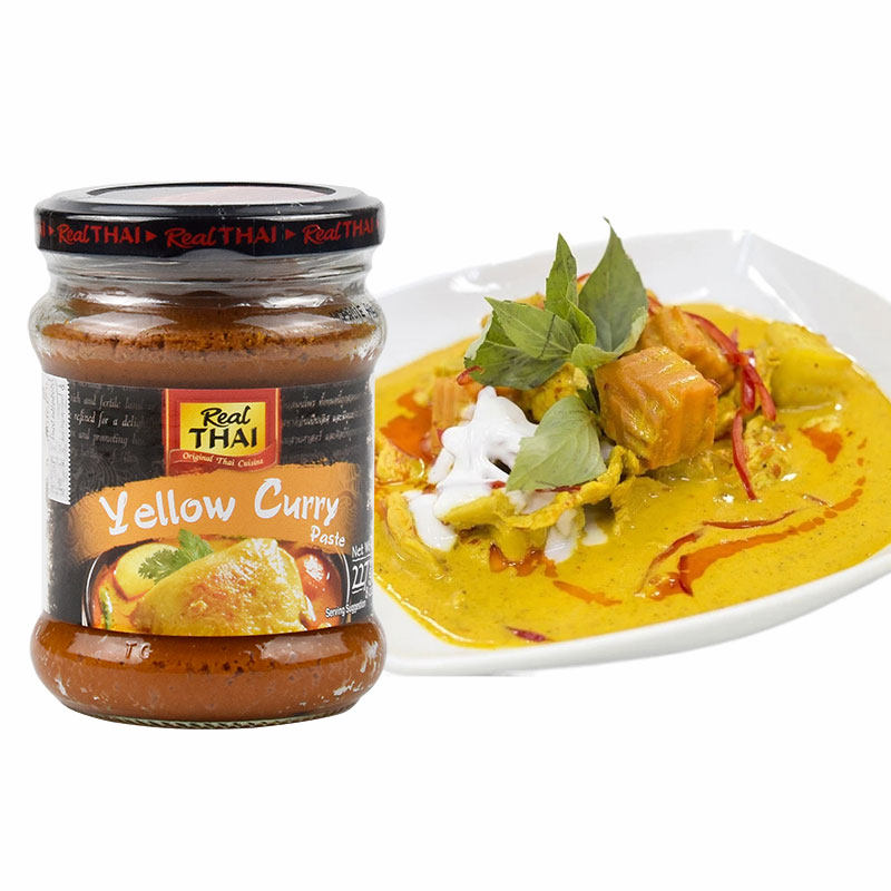 RealThai Lier Thai Yellow Curry Paste 227g Thailand original imported seasoning Green Curry Paste
