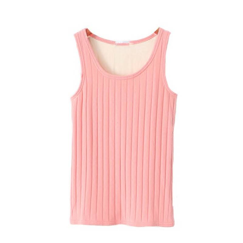 Ấm vest nữ áo khoác phụ nữ dày nhung mùa thu mặc mùa thu đông chặt chẽ cơ bông lót bottomshirt tay.