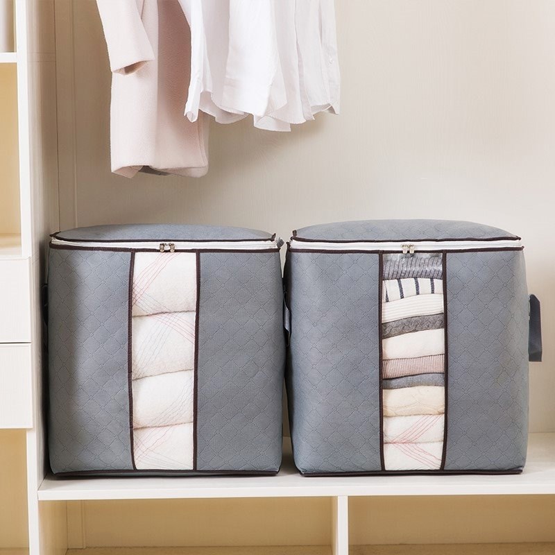 Duffel bag Quilt bag Doll storage bag Cotton quilt moisture-proof finishing box Clothes moving clothes