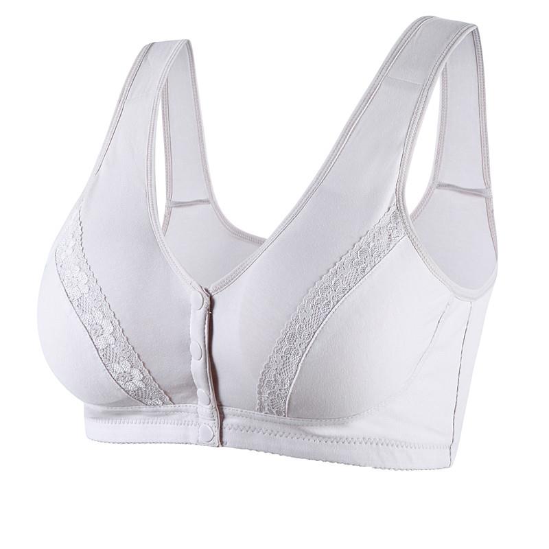 Beauty lại áo ngực tập trung dầy 8cm phía trước khóa trung niên trước bông khóa áo ngực vest không vòng thép mẹ 5 bên trong.