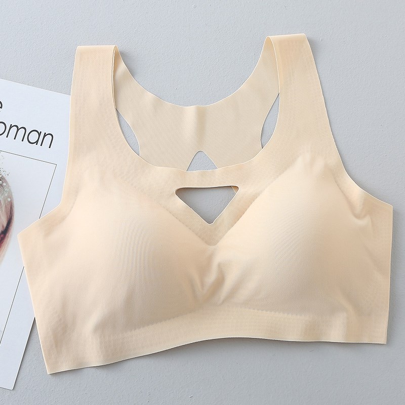 Nhà thể thao hoàn toàn thoải mái vest đồ lót giấc ngủ thoải mái womens ngực nhỏ ngực phẳng có thể ngủ ở nhà áo ngực không.