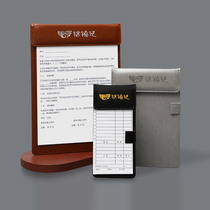 Signature board for folder meeting office manager folder data splint menu folder restaurant table order clip student writing pad hotel writing board multi-function pad ticket holder custom LOGO