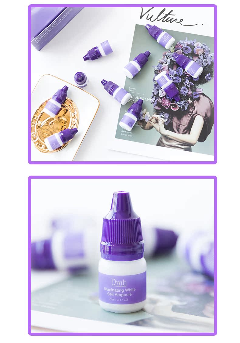 Dong Fai Beauty Makeup DMT Suyan Drop Essence Acne Brightening Skin Refining Pinhole Muscle bottom 1 Pack - Huyết thanh mặt tinh chất vàng sum xanh