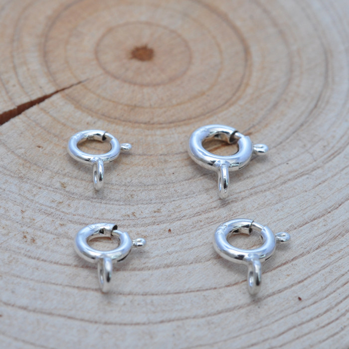 S925 - Pure silver bracelet buckle buckle lobster buckle button spring button special price diy handmade accessories