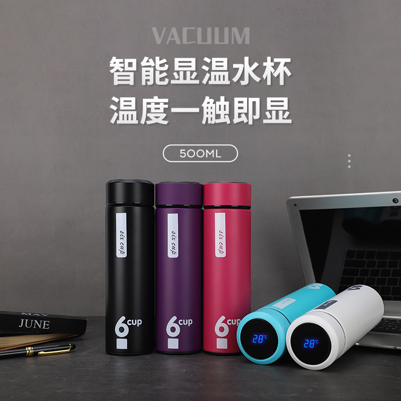 Manufacturers stainless steel vacuum flask vacuum business gift straight body water cup men and women couple cup customization