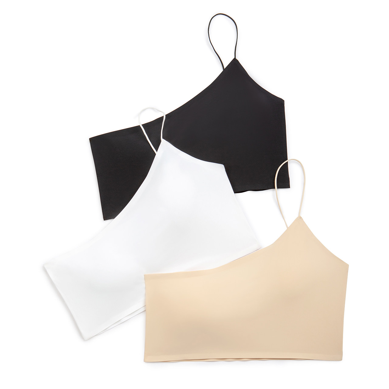 Single shoulder harness Breasted Breast With Chest Cushion Vest Woman SCARLESS Ice Thin Paragraph Sexy Slanted Shoulder Wrap in the chest lap Bottom lingerie-Taobao