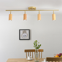 Day Style Log LED Mind cylinder light Nordic solid wood Entrance Light Corridor Aisle Spotlight TV Background Wall Lamp